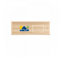 Wooden domino game DOMIN